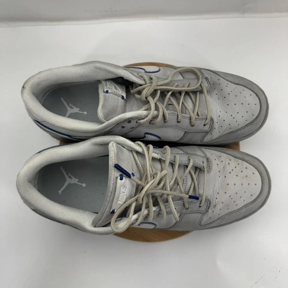 Nike Dunk Low Shoes Mens Size 11 Gray Leather Low Top Sneakers DX3722-001 - Picture 6 of 10